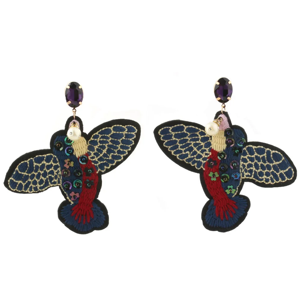 Новый дизайн богемное искусство модные женские серьги-подвески этническая