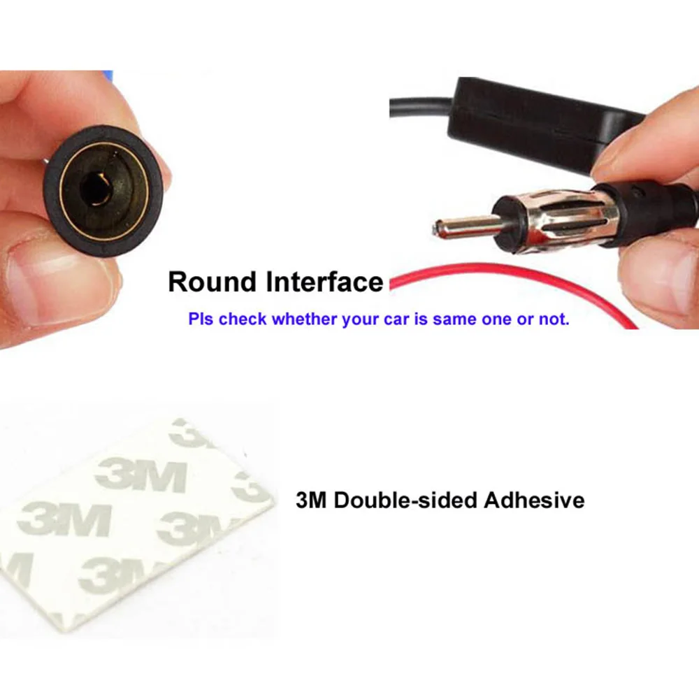 Универсальная автомобильная антенна 12 В Fm радио усилитель сигнала FM для VW разъем