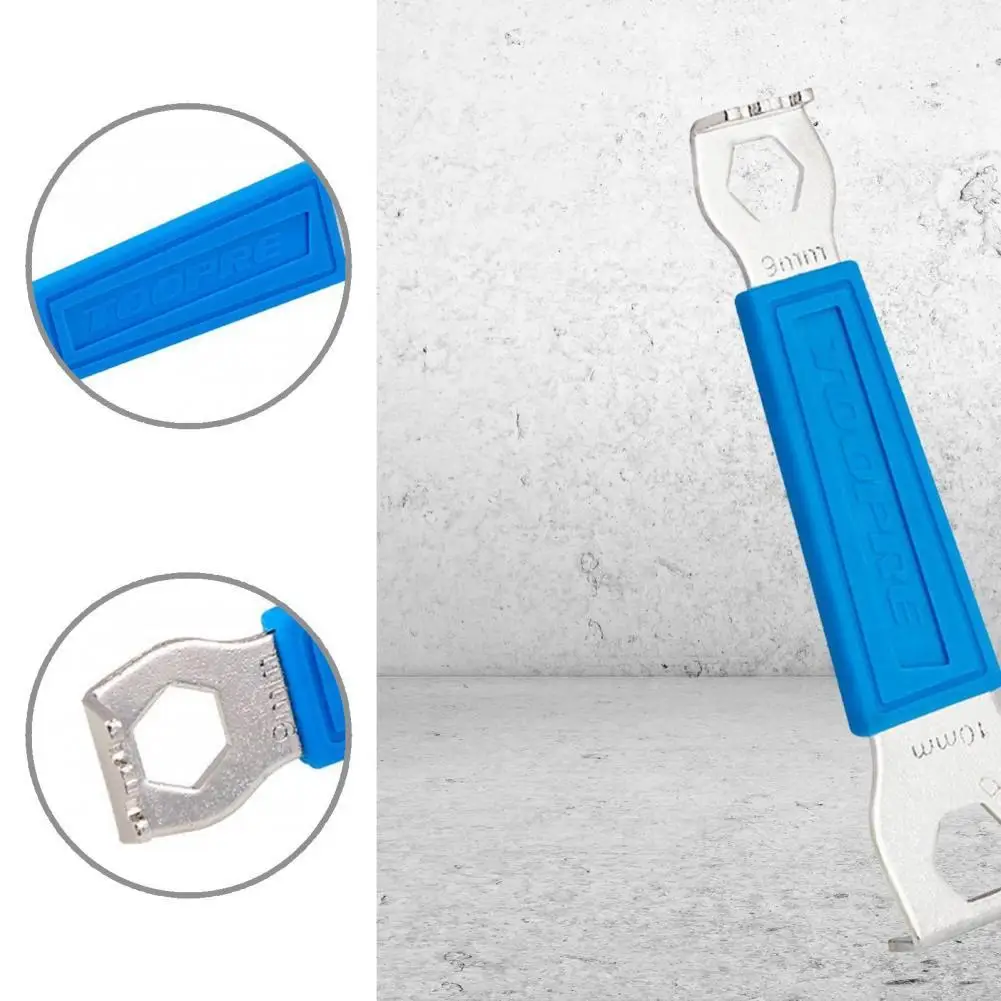 

Ultra-light Universal Bicycle Tools Bike Functional Crank Spanner Tool Steel Bolt Spanner One Piece Molding for Refit