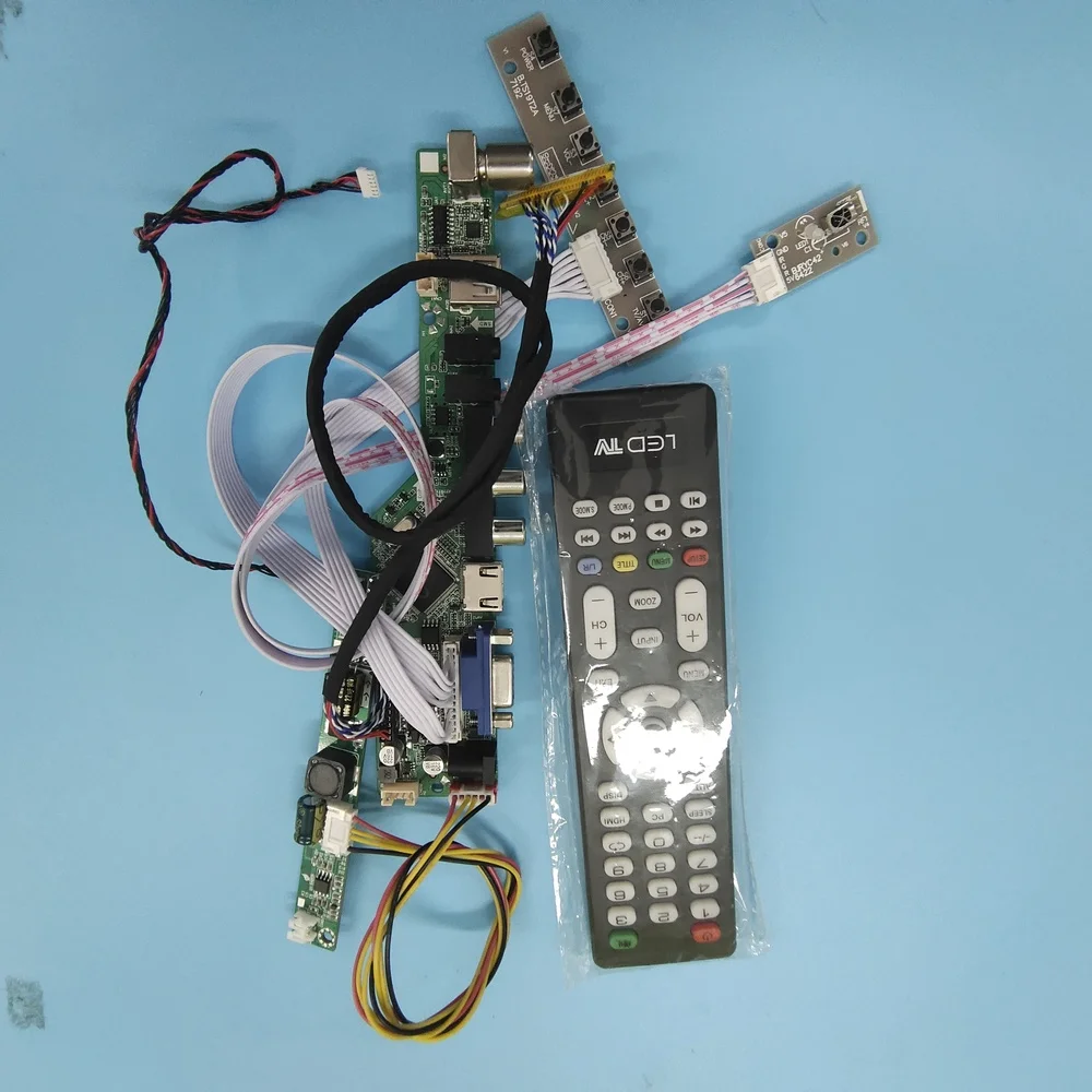 

kit for G240HW01 V1 Panel Screen Controller board DIY CVBS TV AV USB LCD LED LVDS 30pin VGA HDMI-compatible 24" 1920X1080