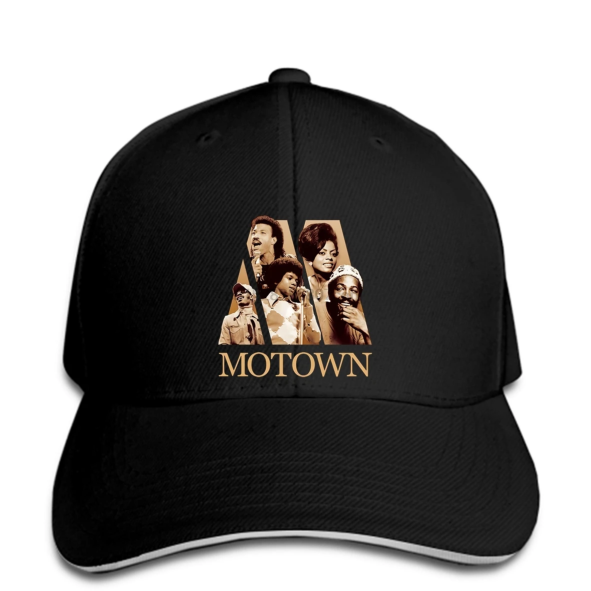Бейсболка Motown Michael Jackson Marvin Gaye бейсболки черного цвета | Аксессуары для одежды