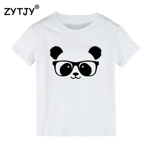 Детская футболка nerdy с принтом панды, футболка для мальчиков и девочек, детская одежда для малышей, Забавные футболки с рисунком живота
