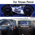 Цифровой приборной панели для Nissan Patrol Y62 LCD 2016-2018, виртуальный инструмент, кластер кабины, ЖК-спидометр, GPS-навигация