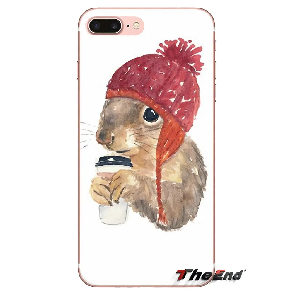squirrel For LG G3 G4 Mini G5 G6 G7 Q6 Q7 Q8 Q9 V10 V20 V30 X Power 2 3 K10 K4 K8 2017 Soft Transparent Shell Covers |