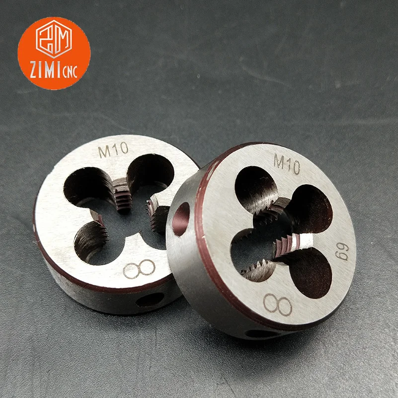 2 шт. M10 матричный метрический станок для литья правой резьбы винт высечки ручного