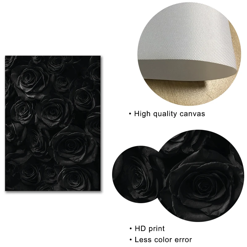 Черный лебедь дикие животные холст настенный художественный принт гепард розы