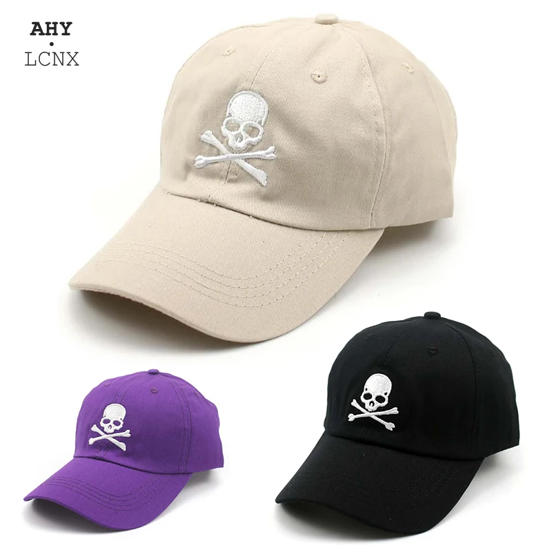 Бейсболка Мужская/женская с вышивкой черепа модная кепка в стиле хип-хоп