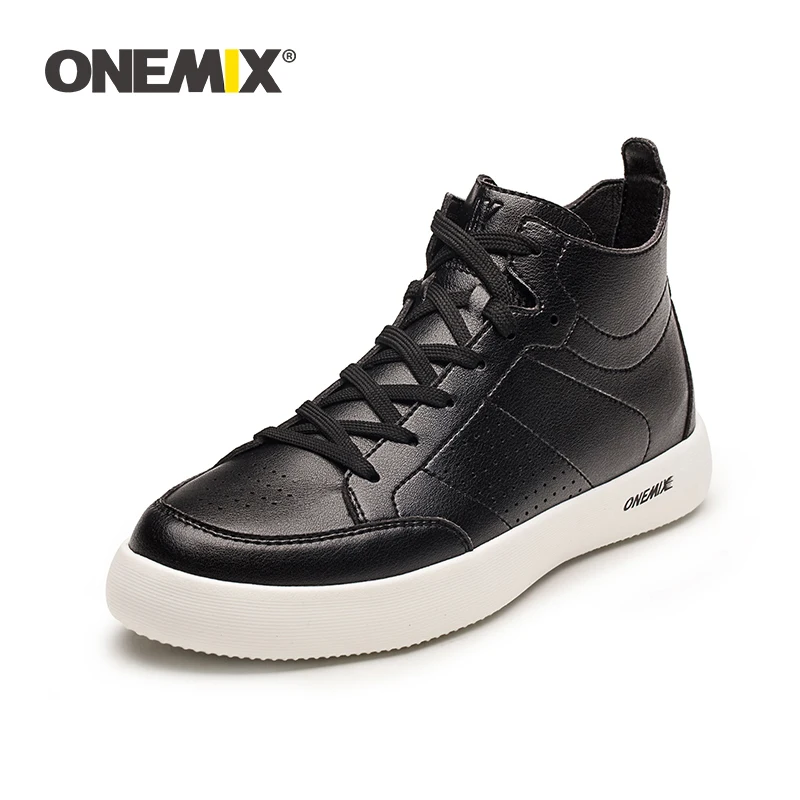 ONEMIX мужская повседневная обувь для скейтбординга белые высокие кроссовки