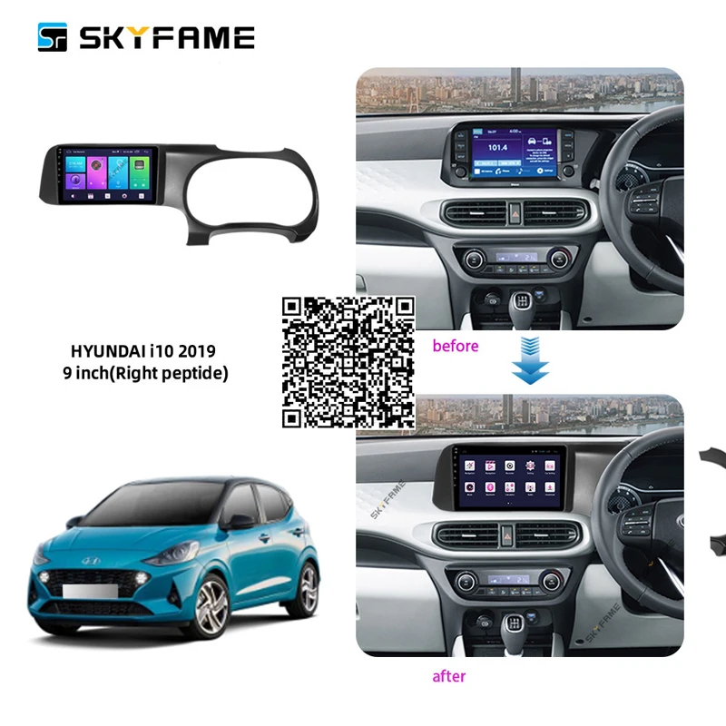 Для Hyundai i10 i-10 2019 автомобильное радио стерео Android мультимедийная система