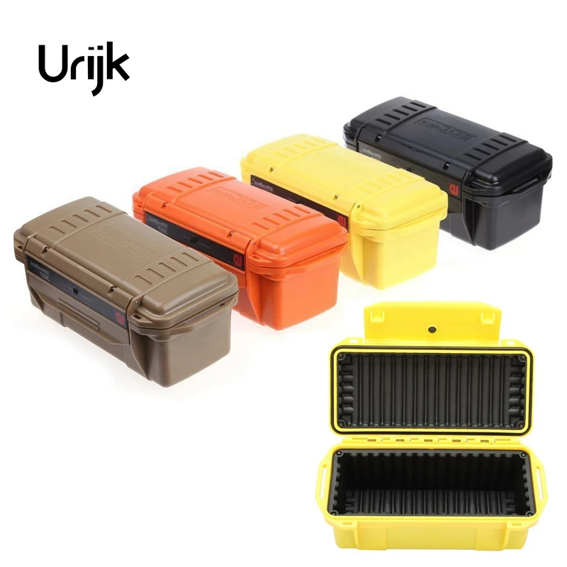 

Colorful Outdoor Shockproof Waterproof Boxes Survival Airtight Case Holder Storage Matches Tools Travel Sealed Containers