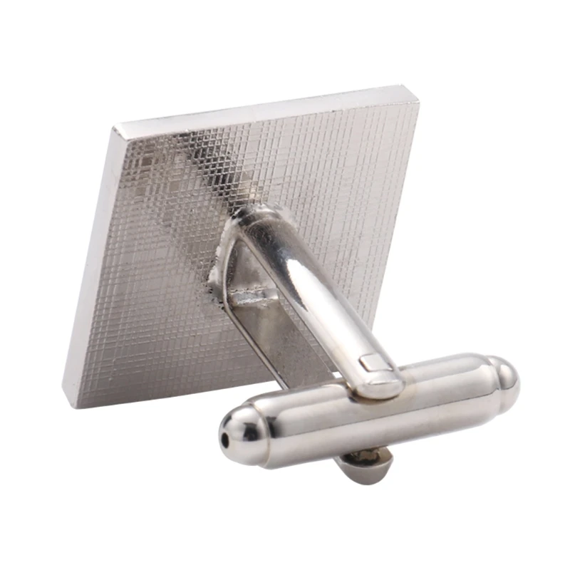 

Серебряные мужские Запонки Роскошные Рубашки для смокинга Свадебные модные запонки термопереводные металлические деловые Запонки