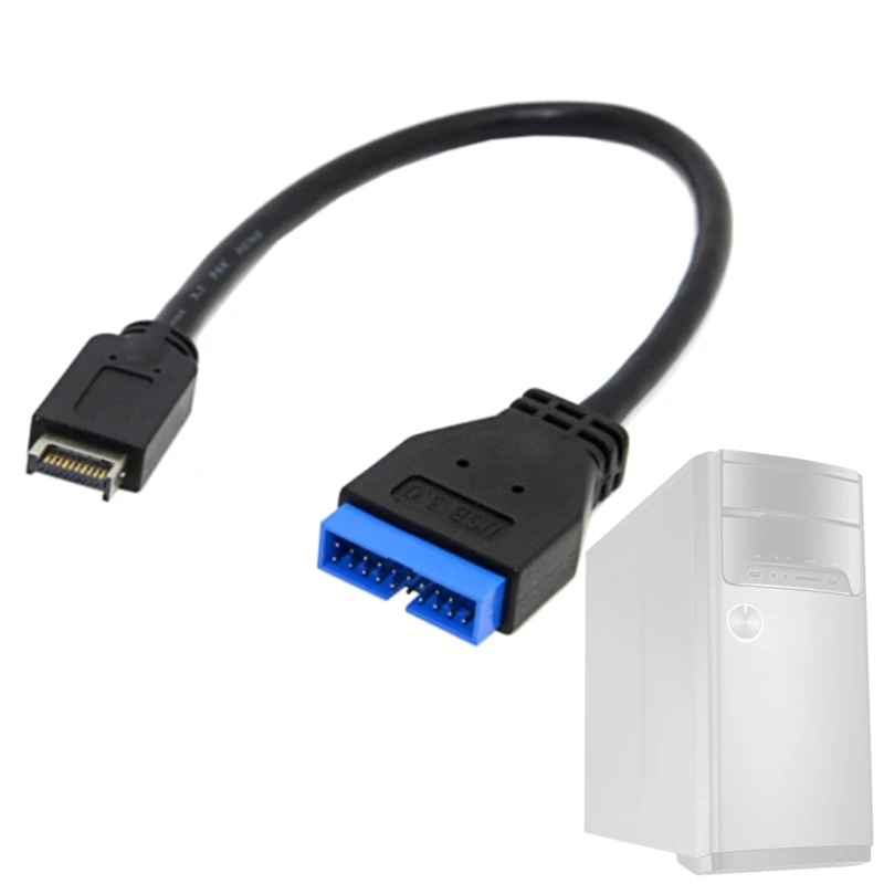 

USB 3.1 Type-C Mini 20 Pin Front Panel Header To USB 3.0 Standard 19/20Pin Header Extension Cable 20Cm For Asus-Motherbo