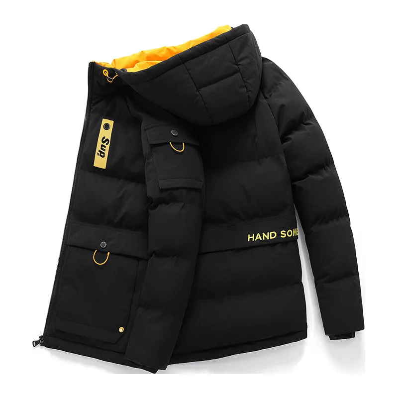 High Quality Men's Outwear Hooded Warm Thick Outdoor Winter Coat Quilted Padded Puffer Jacket