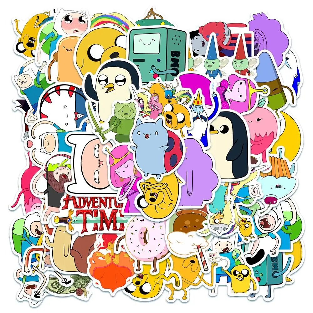 50 шт./упак. время приключений рисунки из мультфильма ПВХ водонепроницаемая