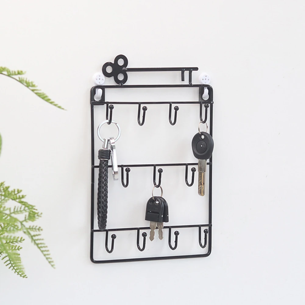 

Creative door key wrought iron storage hook Home decoration wall key hook