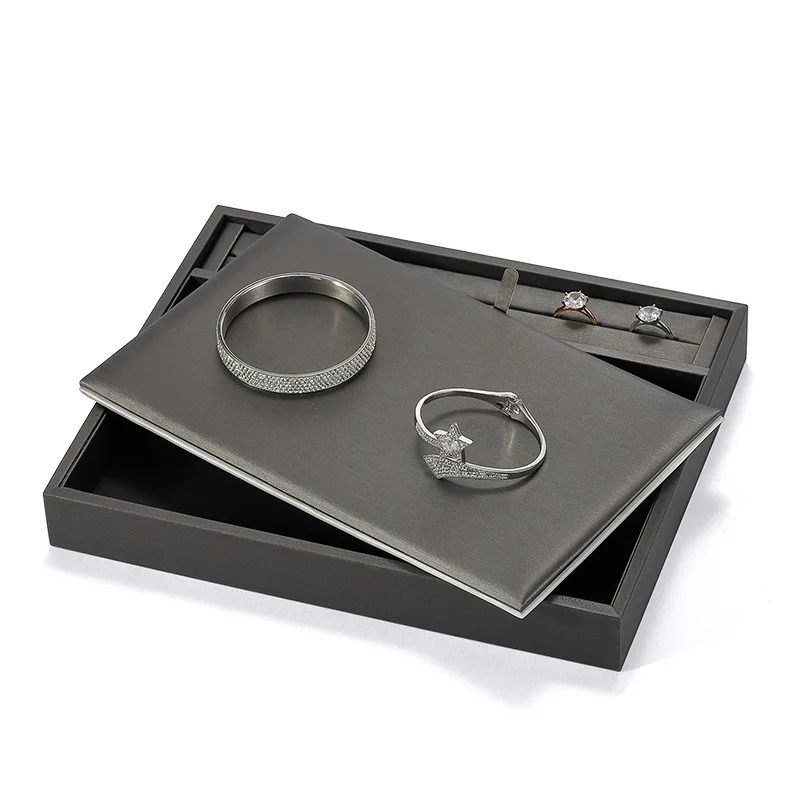 Jewelry Ring Bracelet Display Tray Shop Jewelry Watch Pallet Bracelet Necklace Earring Storage Tray jewelry organizer