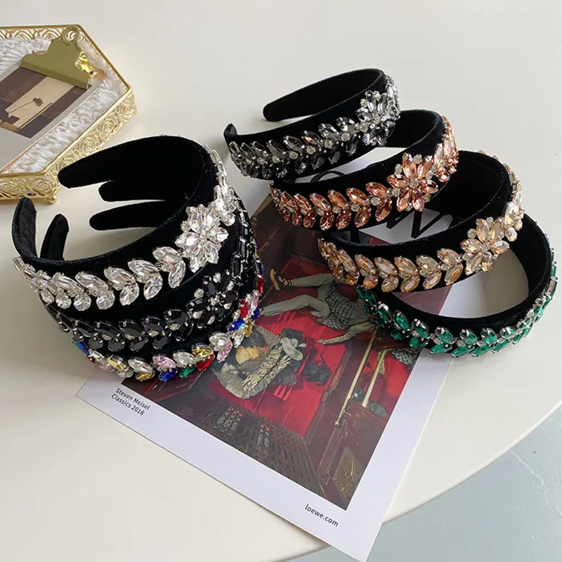 Роскошные повязки на голову в стиле барокко модные аксессуары для волос Женская