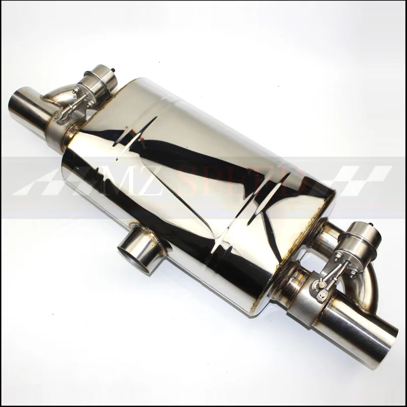 Выхлопная труба Т-типа с двойным выходом удаленный клапан выхлопной трубы