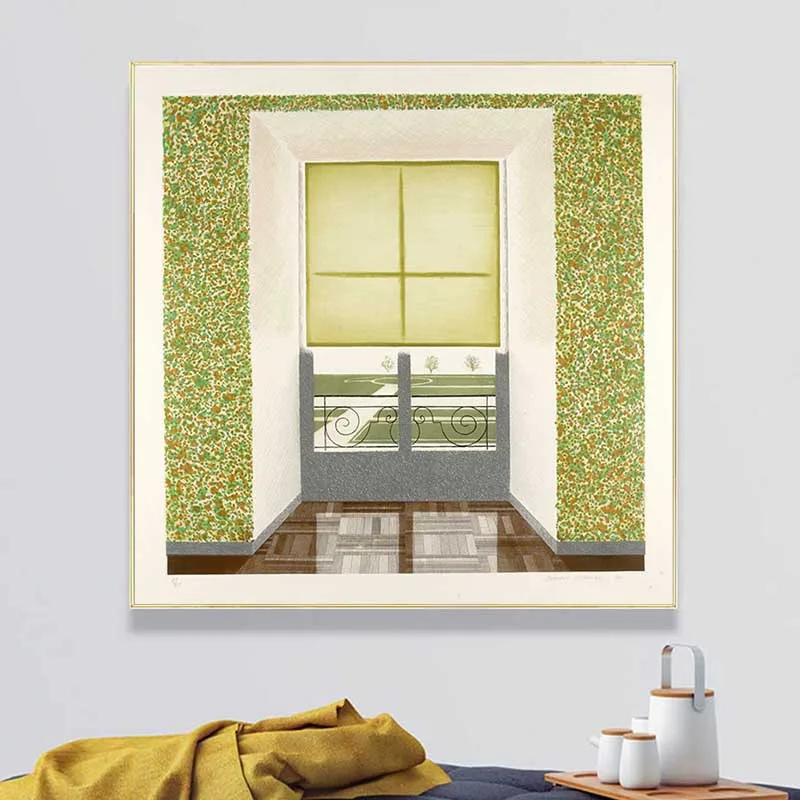 

David Hockneies Contre Jours In The French Style Canvas Posters Prints Wall Art Painting Decorative Picture Modern Home Decor HD