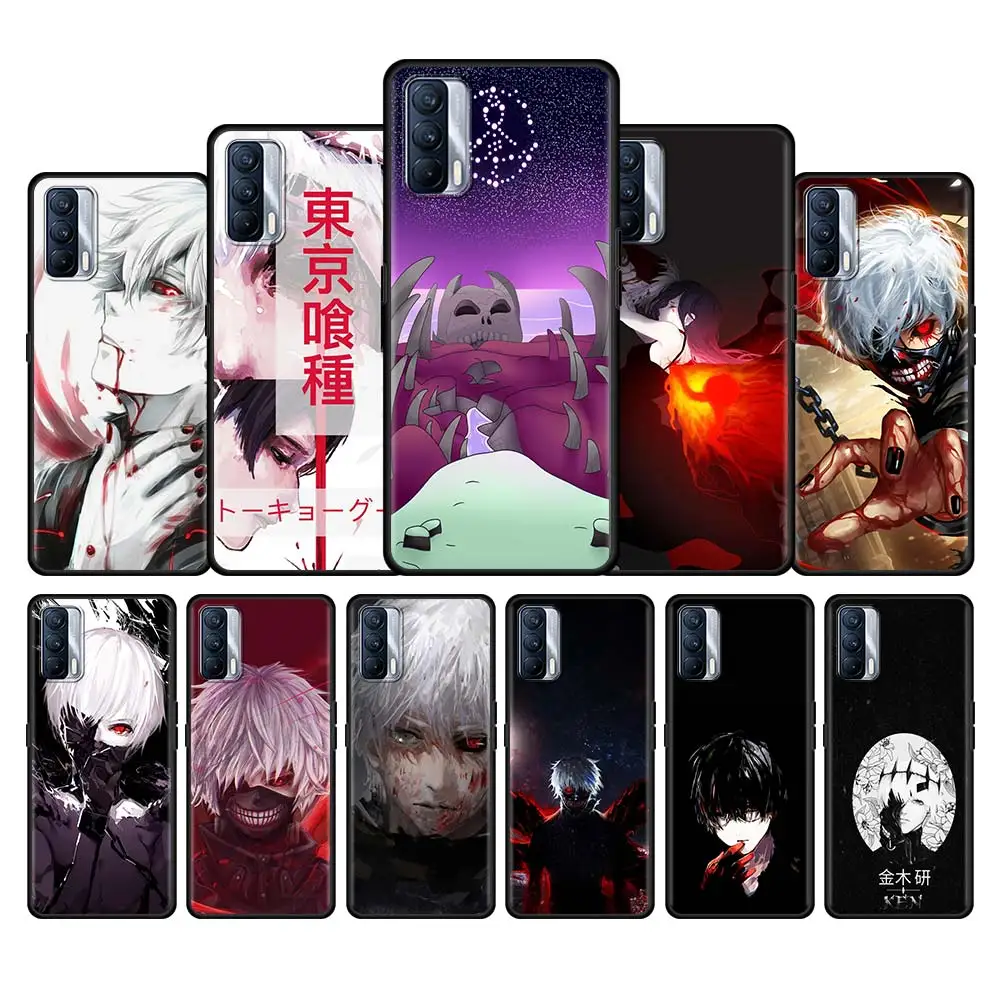 

Tokyo Ghoul Cartoon Phone Case For Google Pixel 4a 5 4 XL Soft TPU Cover Realme XT X50 X7 Q2 Pro V13 Q2i V15 GT Neo Black Shell