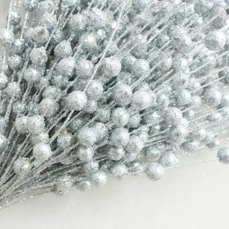 45 шт./лот Рождественские декоративные искусственные фисташки цветы для