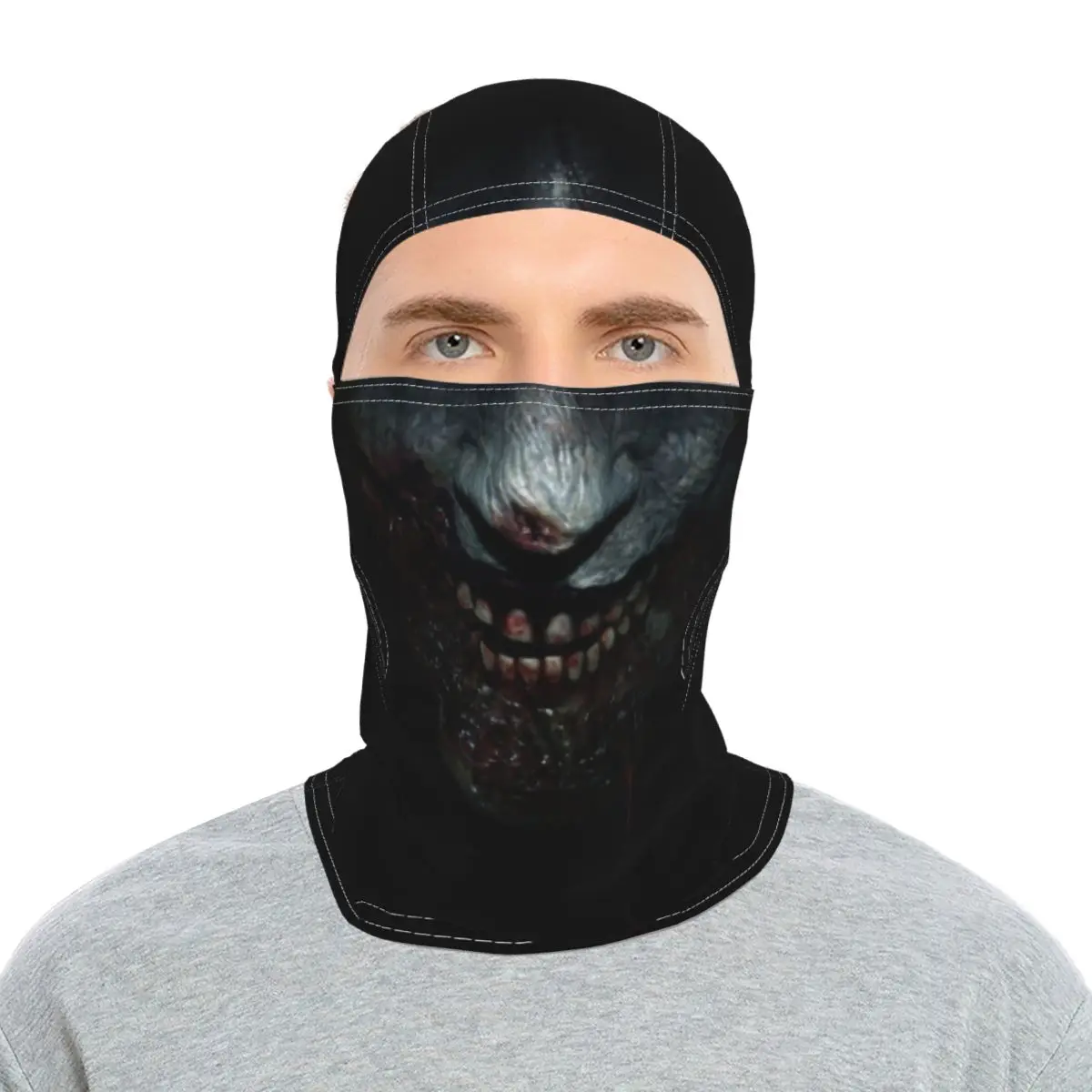 

2021 Skull corpse Pattern Outdoor Sports Riding Sunscreen Headgear Alternative Balaclava Full Face Towel Funny Motorcycle Mask