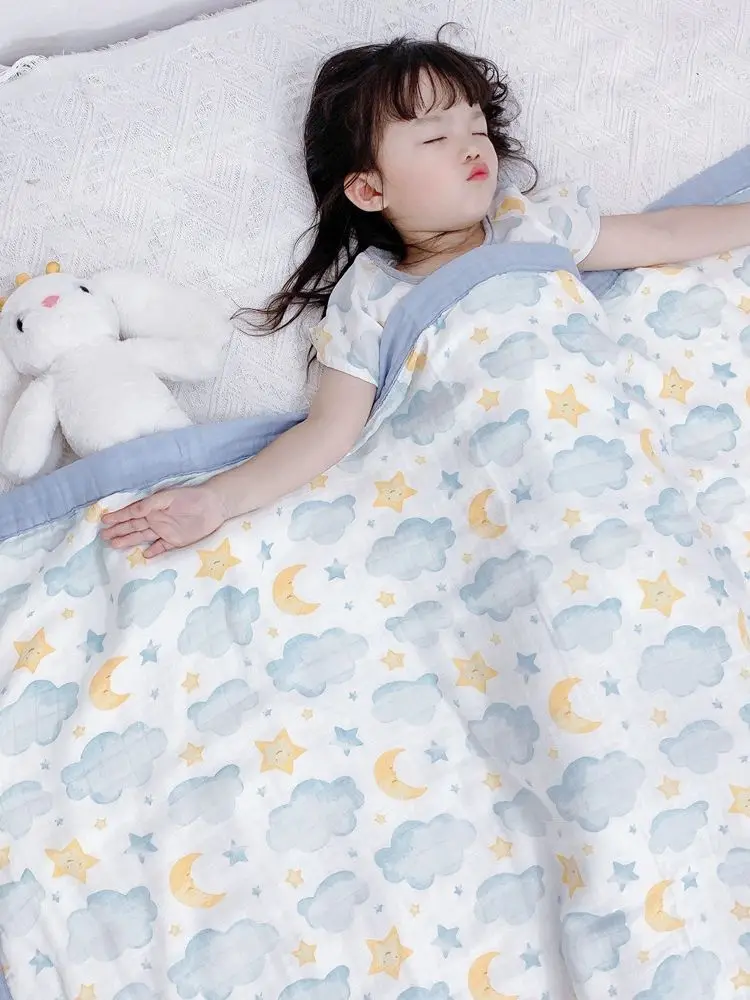 Одеяло из бамбукового муслина для взрослых 150*200 см | Мать и ребенок