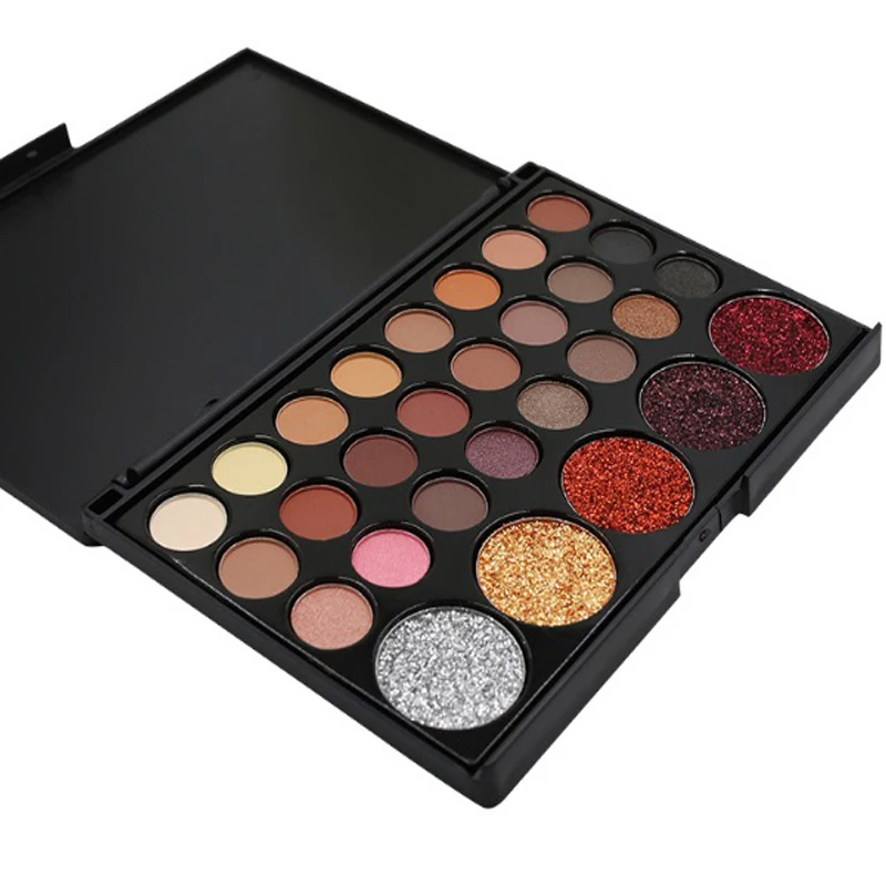 

29-color pearly matte glitter smoky eyeshadow make-up long lasting without makeup earth color eyeshadow palette makeup palette