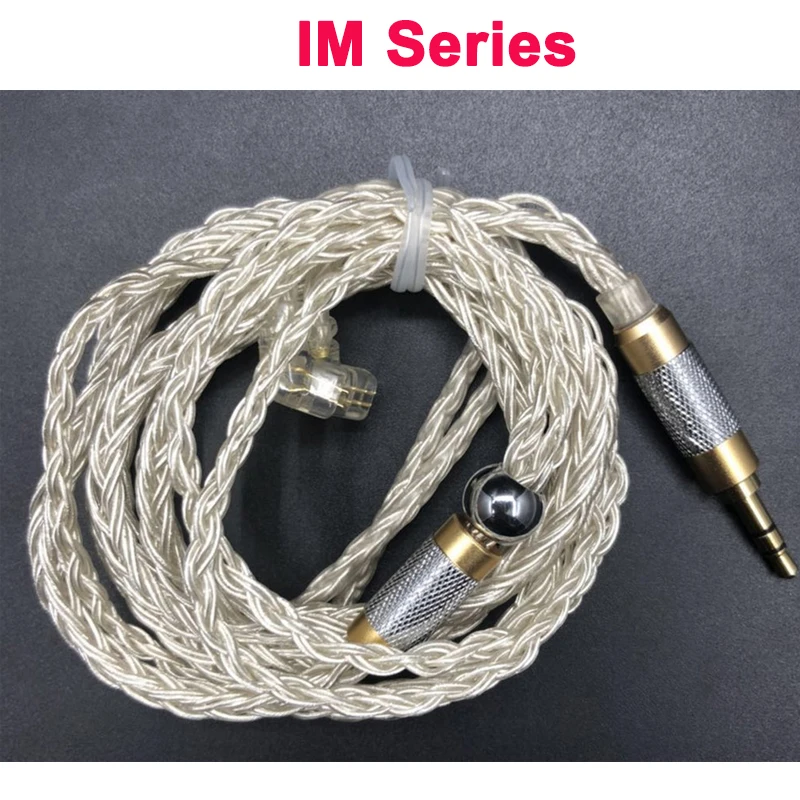 IM Series JC16 6N OFC 16 акций 480 ядер наушники Обновление кабель для se215 se535 0,78 мм IE80 MMCX IM A2DC ZSN QDC UE серии - Цвет: IM Series