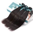 Rosabeauty класс 8А перуанские волосы плетение пряди прямые волосы 3 прядилот Remy волосы пучки натуральный черный Бесплатная доставка