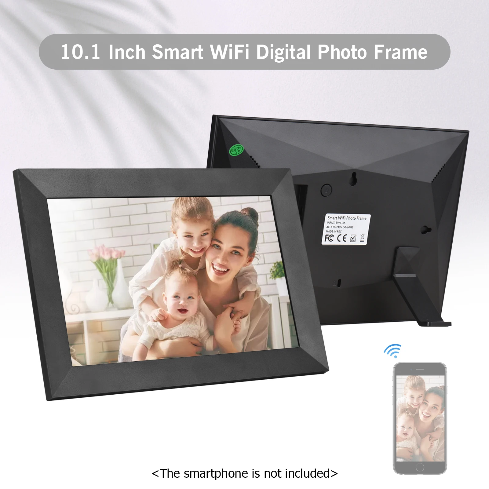 Умная фоторамка Andoer 8 дюймов 10 1*1280 Wi-Fi сенсорный экран IPS 16 ГБ цифровая рамка для