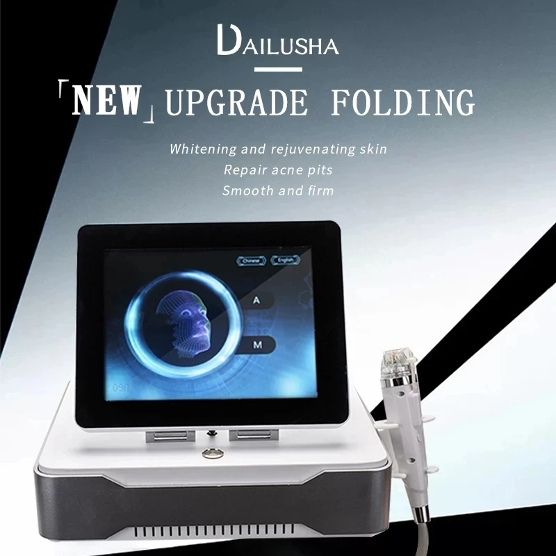 

2021 Portable RF micro-needle radio frequency dot matrix micro-needle machine for acne treatment, facial lifting and skin