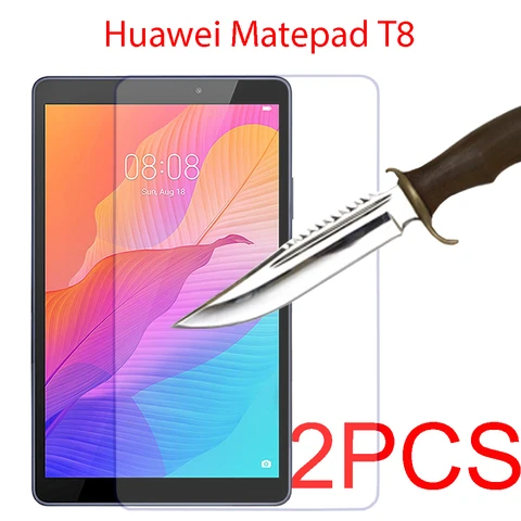 Закаленное стекло для Huawei matepad T8 8,0, защитная пленка на экран планшета 8 дюймов с защитой от царапин, 2 шт.