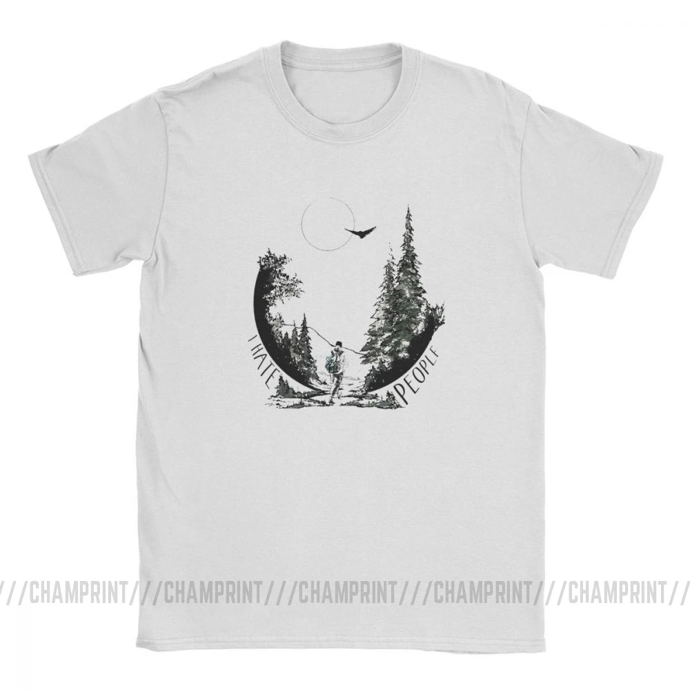 Мужская футболка винтажный топ с вырезом лодочкой для походов и походов|Мужские