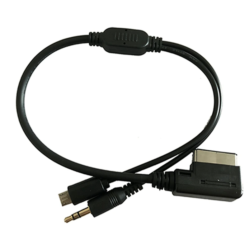 AMI AUX Micro USB DC 3,5 мм кабель для USB женский интерфейс аудио AUX адаптер кабель для передачи данных для AUDI A3 A4 A5 A6 Q5 для Magotan CC