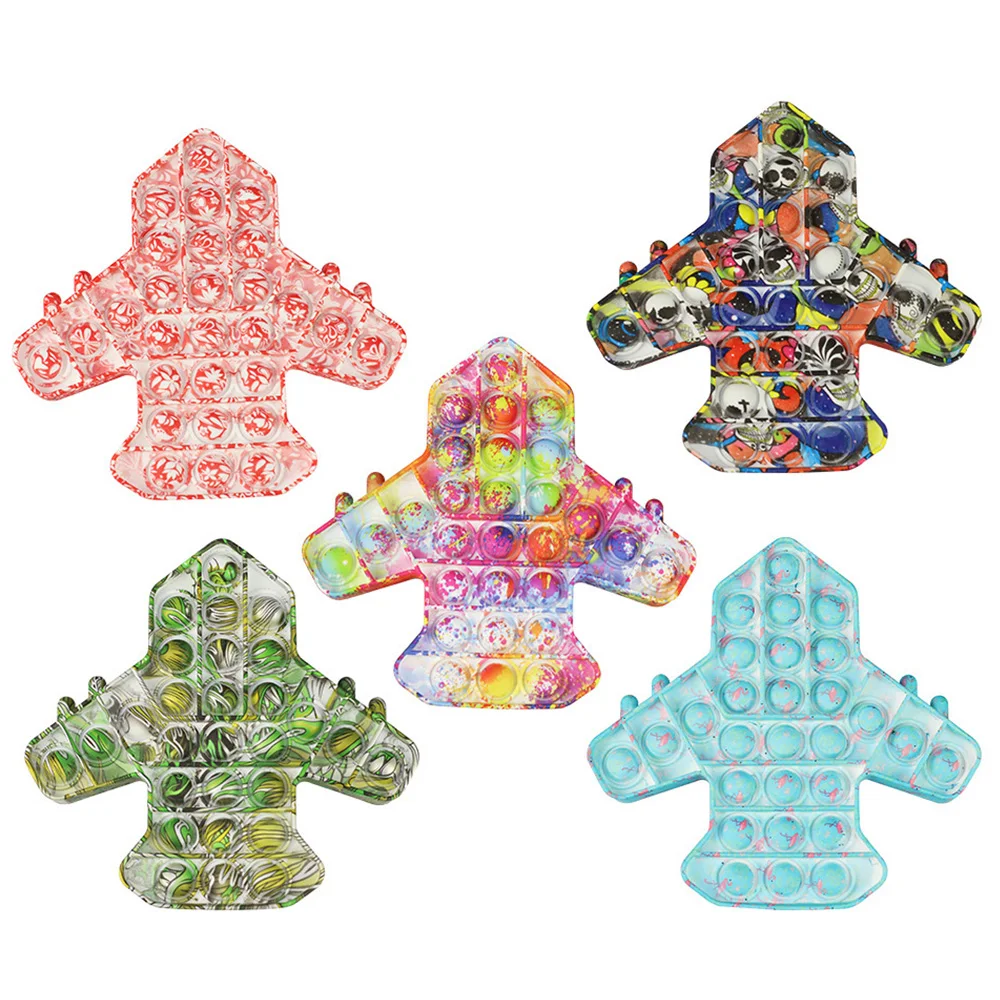 

Игрушка-антистресс для мальчиков, камуфляжный самолёт