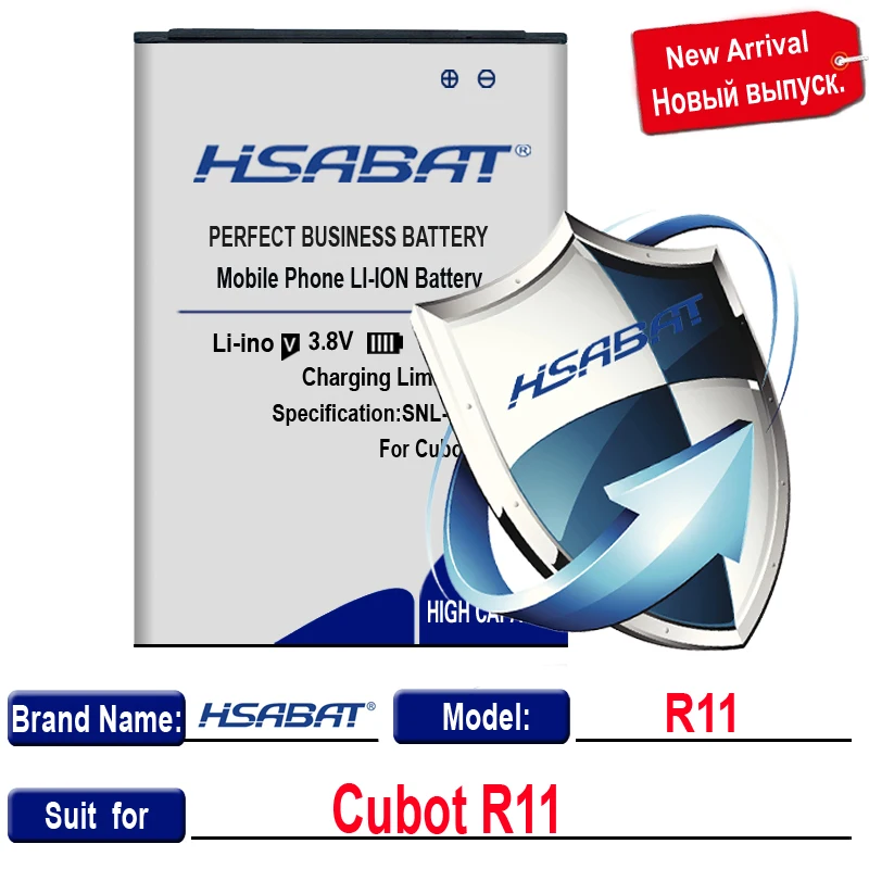 for Cubot R11 Аккумулятор HSABAT 6500 мАч для CUBOT MANITO/X6/NOTE S/Note Plus/Rainbow/P9/MAGIC/X15/R11/X18/H3/Dinosaur/MAX/S208 A S208A - Цвет: for Cubot R11