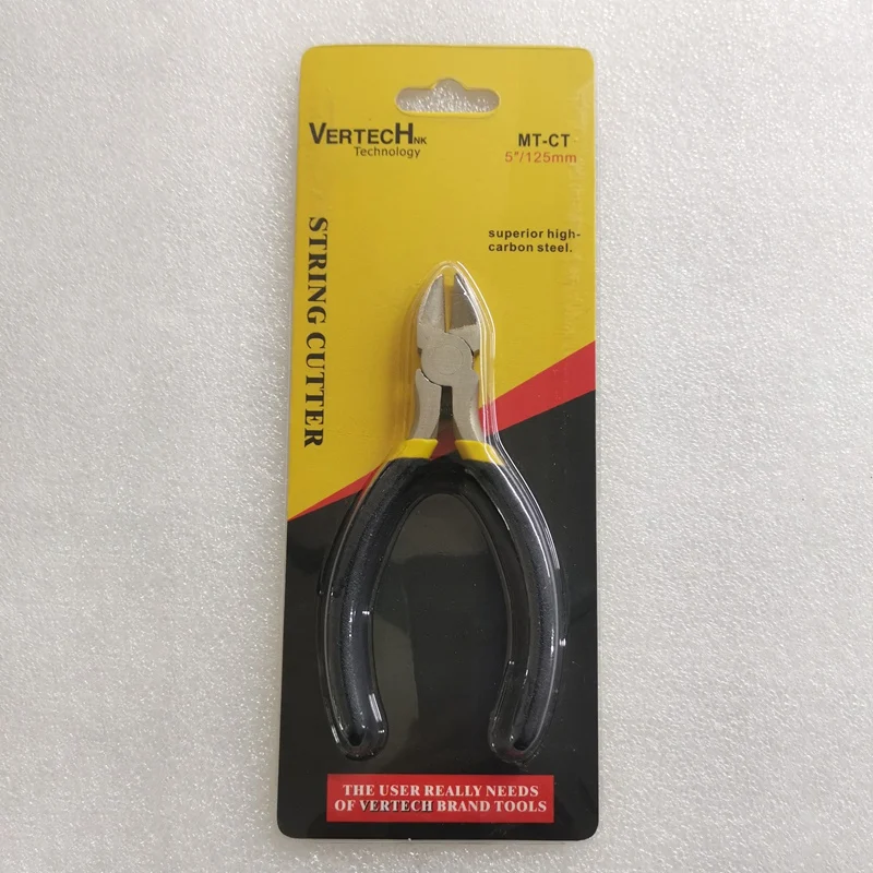 

VERTECHNK Guitar Pliers Diagonal Cutting Multi-Purpose Pliers with Angled Head Cutting Pliers Musical Instrument Accessories