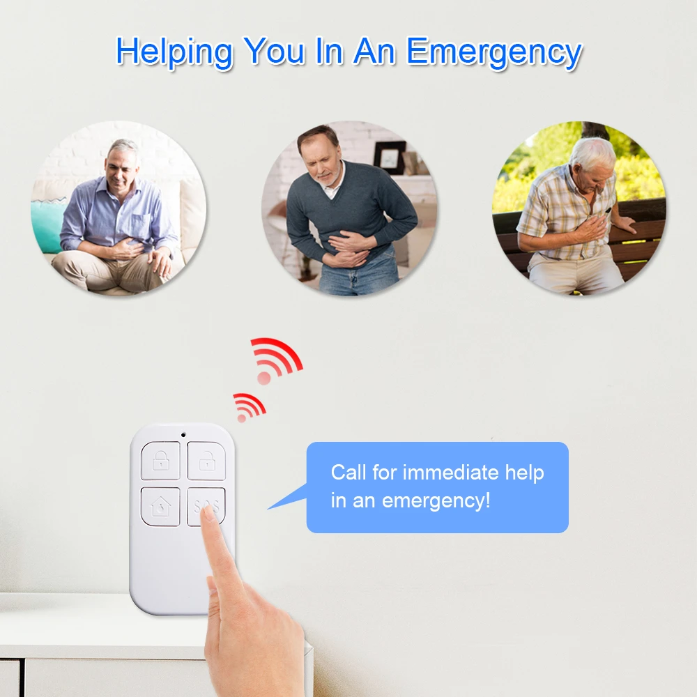 433 МГц беспроводной пульт дистанционного управления для сигнализации хост