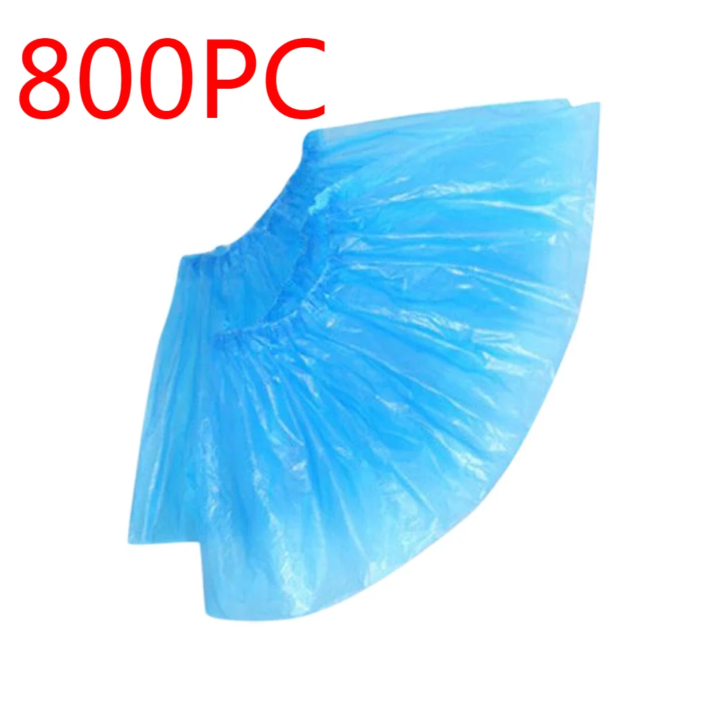 800/100 шт Пластик одноразовые бахилы очистка галоши на открытом воздухе дождливый