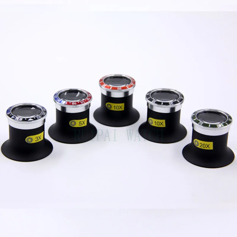 Премиум качество 3X/5X/10X/20X коллекторы часов Eye Loupe RLX SubMariner и GMT Series|Ремонтные