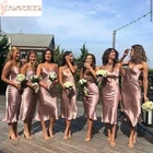 Женское платье на тонких бретельках, длиной ниже колена, на молнии, с открытой спиной, пляжные платья для гостей свадьбы