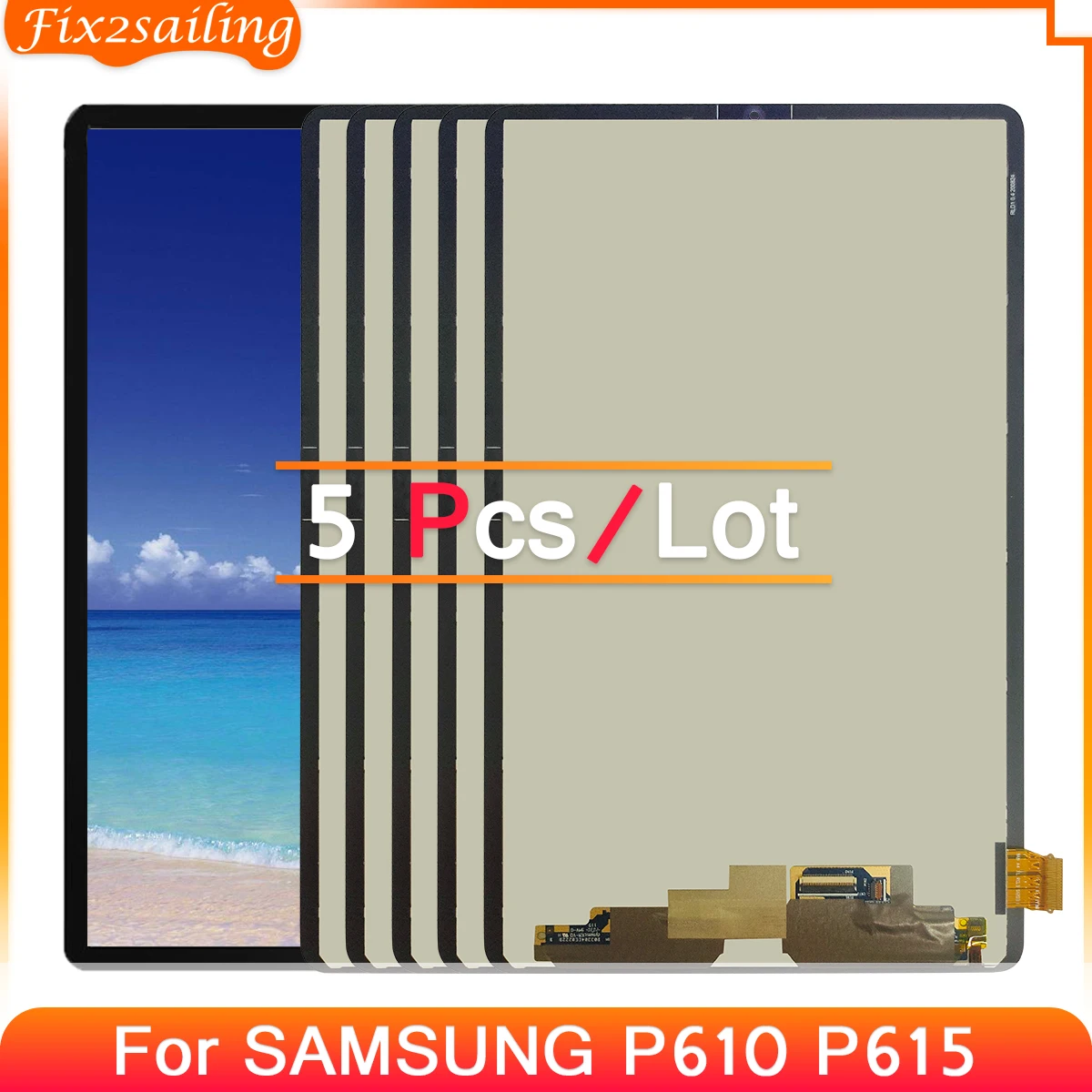 5 шт./лот AA + Качество для Samsung Galaxy Tab S6 Lite P610 P615 SM-P610 LCD Сенсорная панель дигитайзер в