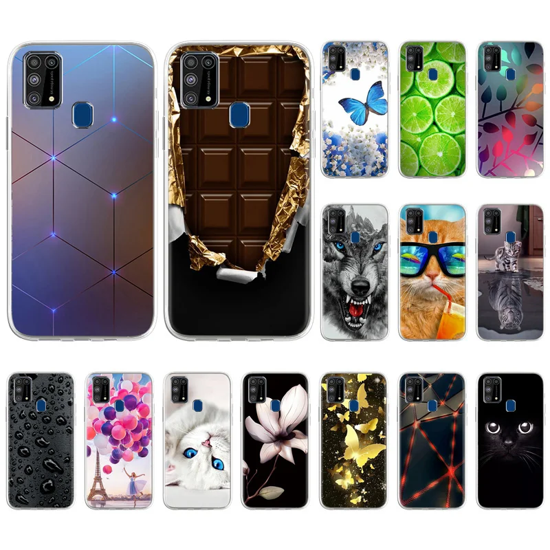 

For Samsung M31 Cases M51 Cover Soft Silicon Tpu Cover For Samsung Galaxy M01 Core A01 M10 M20 M30 M30s Phone Back Shell Bumper