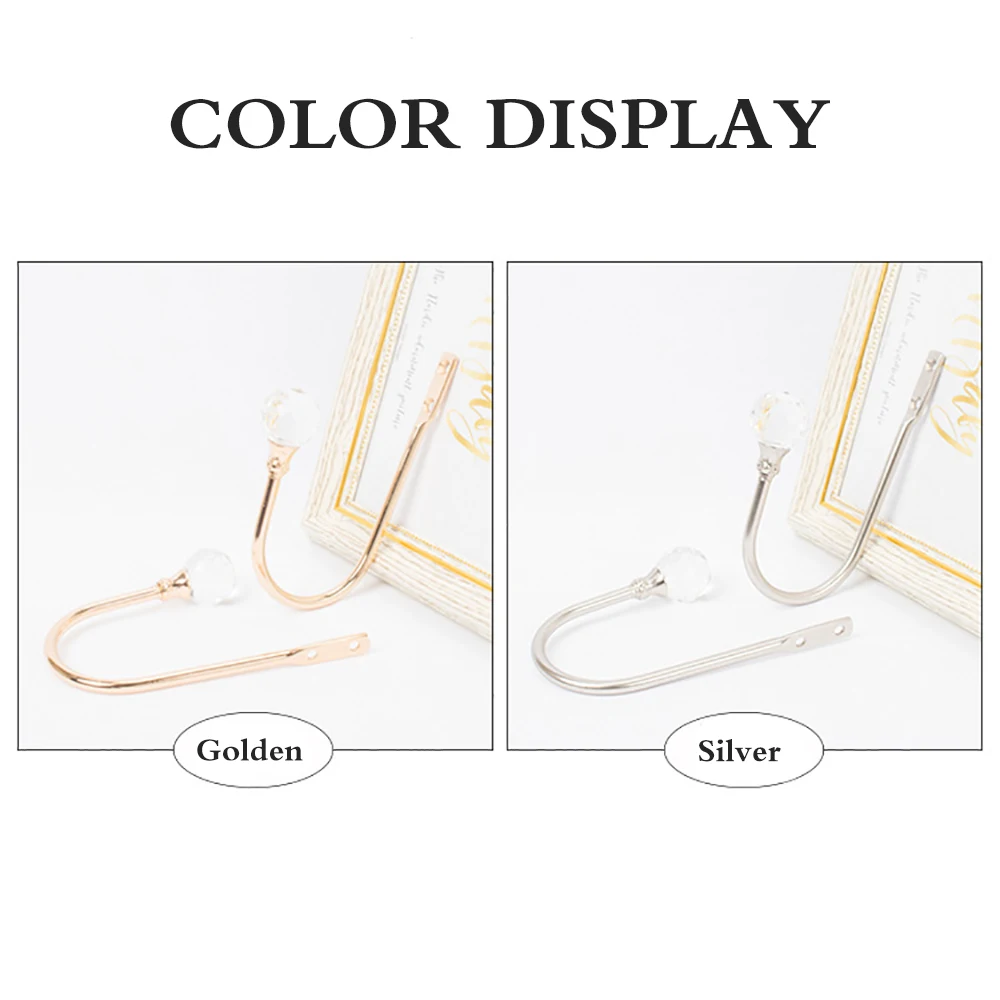 Винтажный Европейский высококачественный Хрустальный настенный крючок для штор