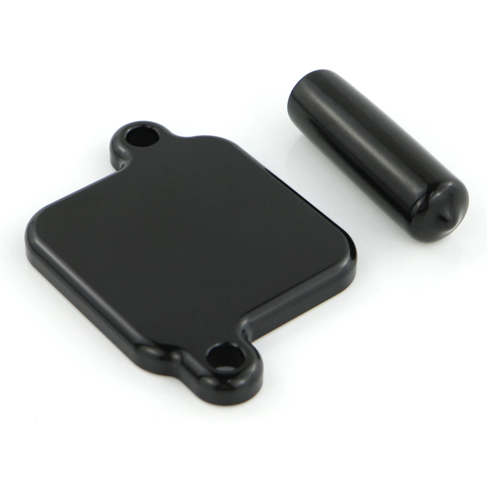 

Fit For Yamaha YZF-R3 R25 2015 2016 2017 2018 2019 Motorcycle Accessories Smog Block Off Plates Cover CNC Black USA Stock