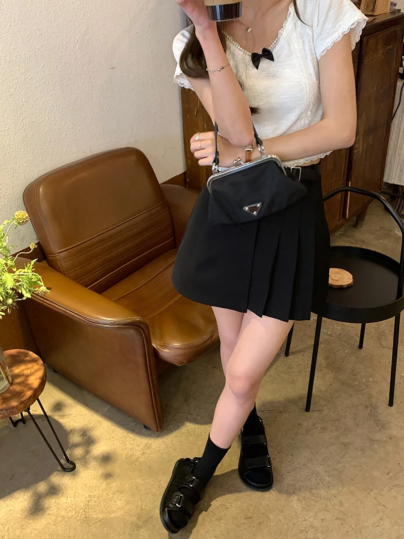 Нежная футболка Pure Desire белый женский корейский облегающий короткий