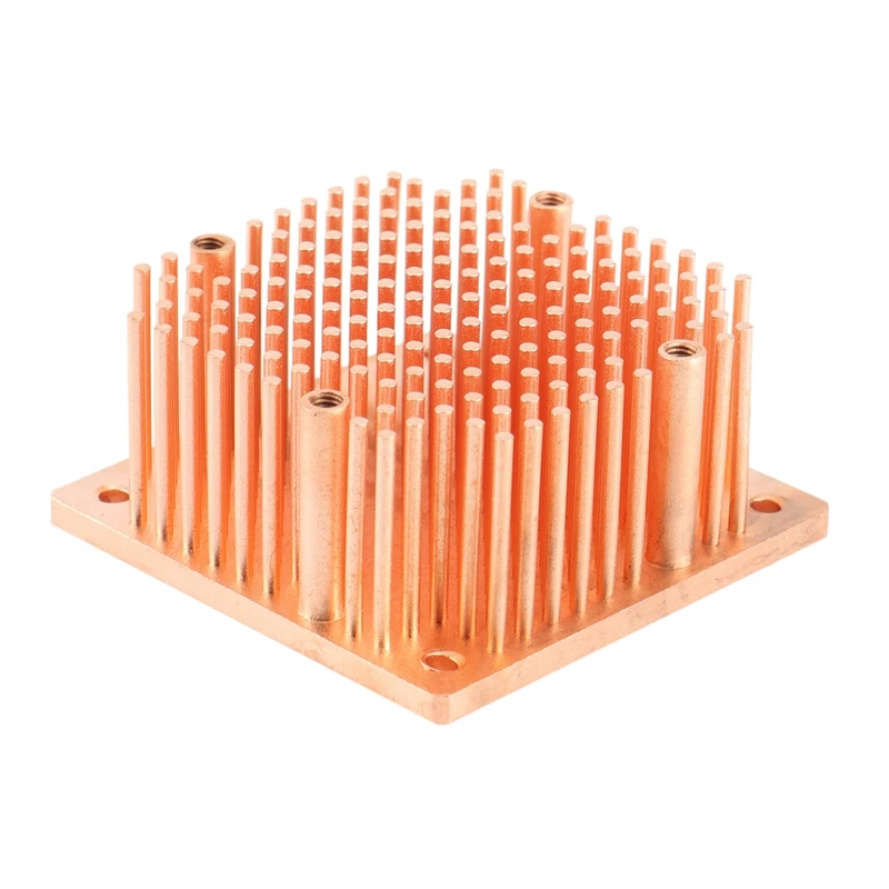 

Computer Server CPU Chip Pure Copper Needle Cylindrical Heat Sink Fins Diy Passive Radiator Overclocking Silent Fanless