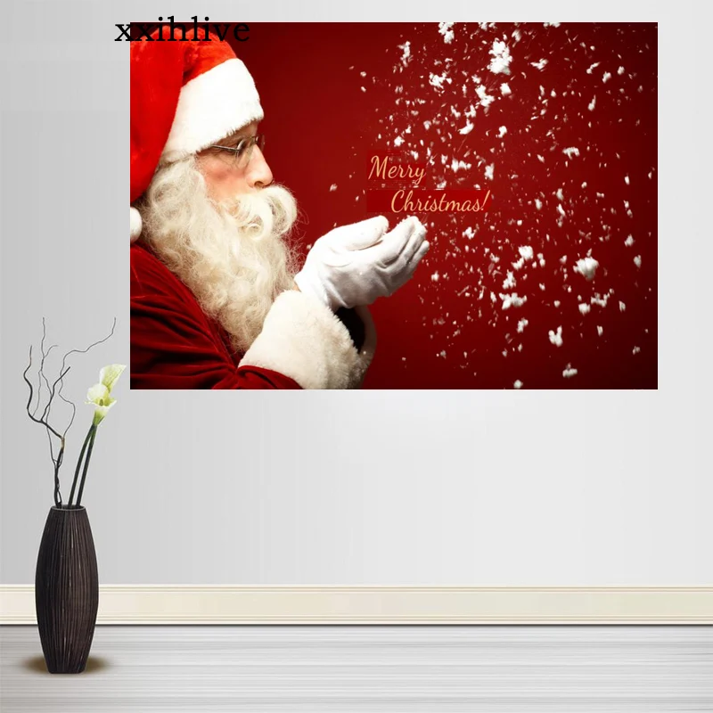 

Christmas Festival Posters Wall Art Decor Picture Modern Home Room Decoration Quality Canvas Painting More Size Customizable