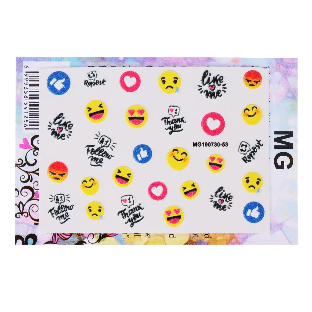 3D Acrylic Engraved Nail Sticker Beautiful Dancing Gril Snow Shape Water Decals Empaistic Nail Water Slide Decals DIY Nail Art - Color: 004